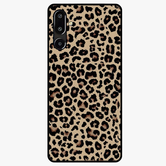 Savage Chic Pattern Glass Case showing flat back view with stylish patterned artwork and glossy glass finish.
