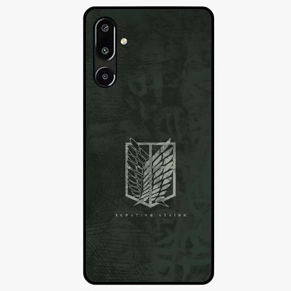 Wings Of Freedom Glass Case showing flat back view with symbolic wings artwork and glossy glass finish.
