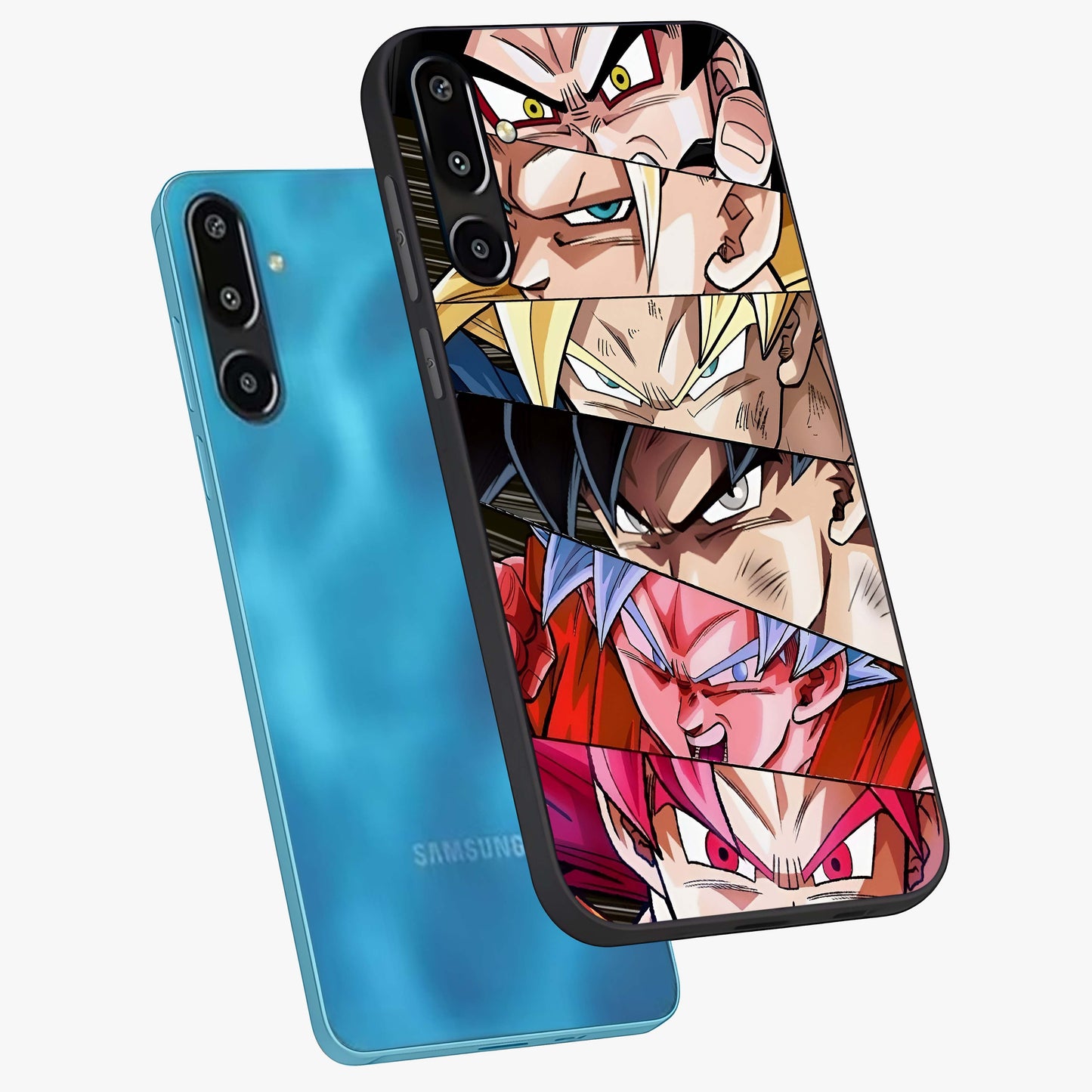 Anime Character Glass Case displayed in angled mockup highlighting colorful anime character illustration.