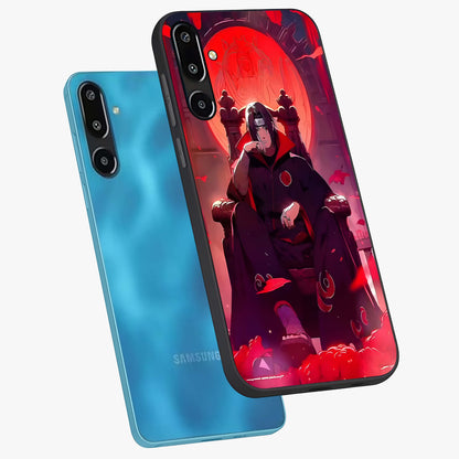 Blood Moon Sovereign Glass Case displayed in angled mockup highlighting dark celestial moon design and dramatic theme.