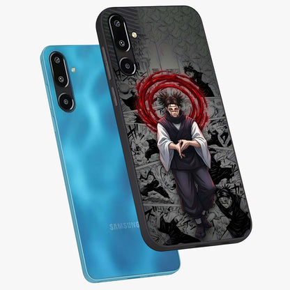 Cursed Ritual Ascension Glass Case displayed in angled mockup highlighting mystical ritual illustration with supernatural aesthetic.