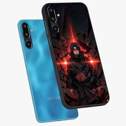 Focused Blade Discipline Glass Case displayed in angled mockup highlighting clean minimal text artwork with modern aesthetic style.