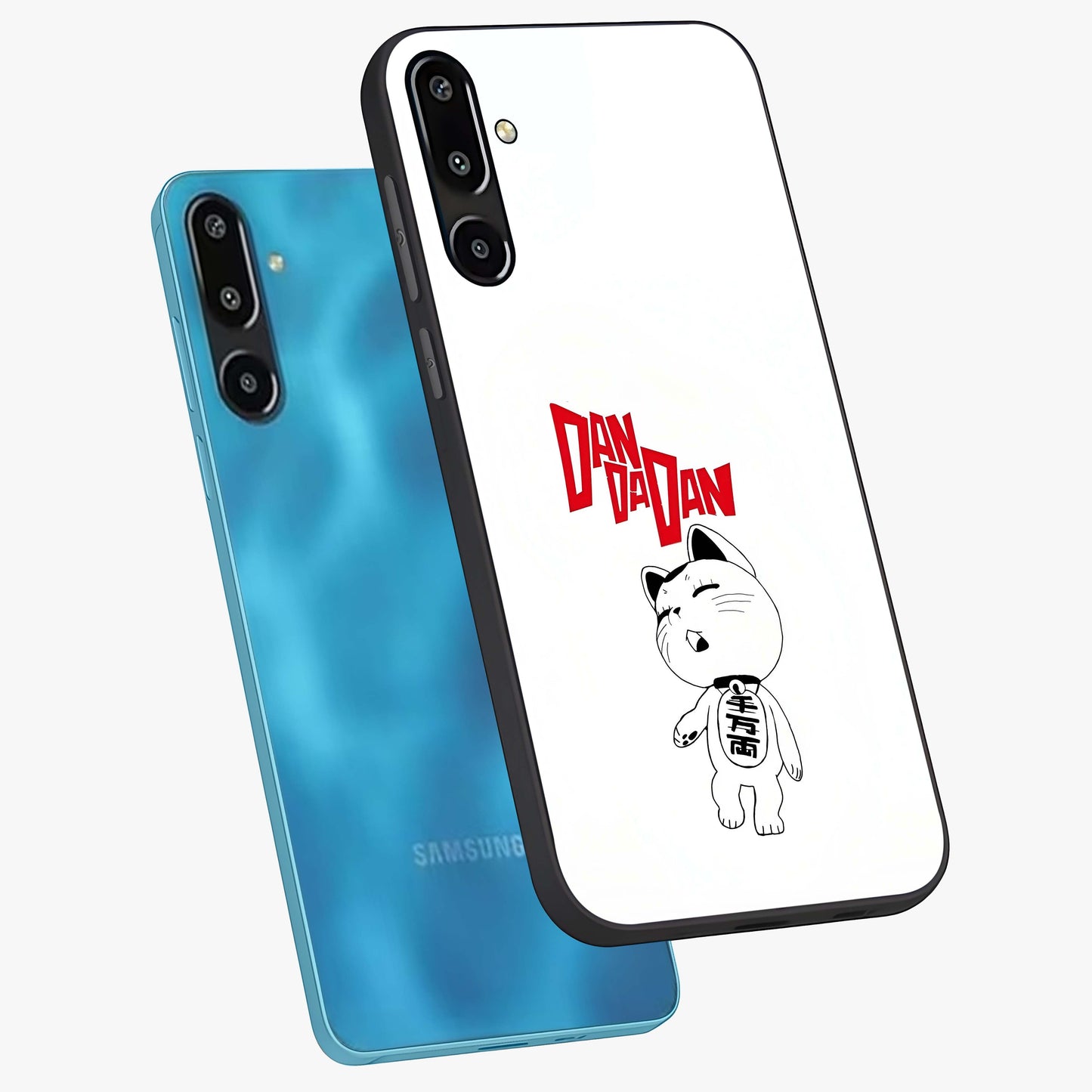 Playful Spirit Charm Glass Case displayed in angled mockup highlighting lively decorative design with playful aesthetic style.