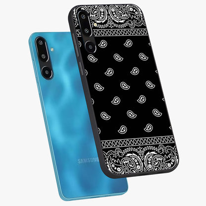 Retro Rebel Threads Glass Case displayed in angled mockup highlighting retro inspired graphic design with rebellious aesthetic.