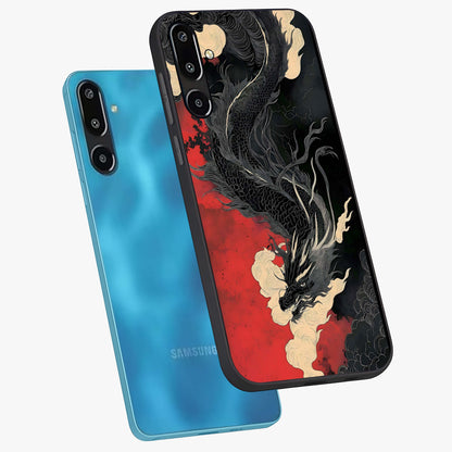 Shadow Dragon Fury Glass Case displayed in angled mockup highlighting powerful dragon illustration with dark fantasy aesthetic.