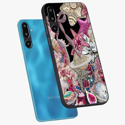 Starlit Jewel Dream Glass Case displayed in angled mockup highlighting glowing celestial jewel design with dreamy aesthetic.