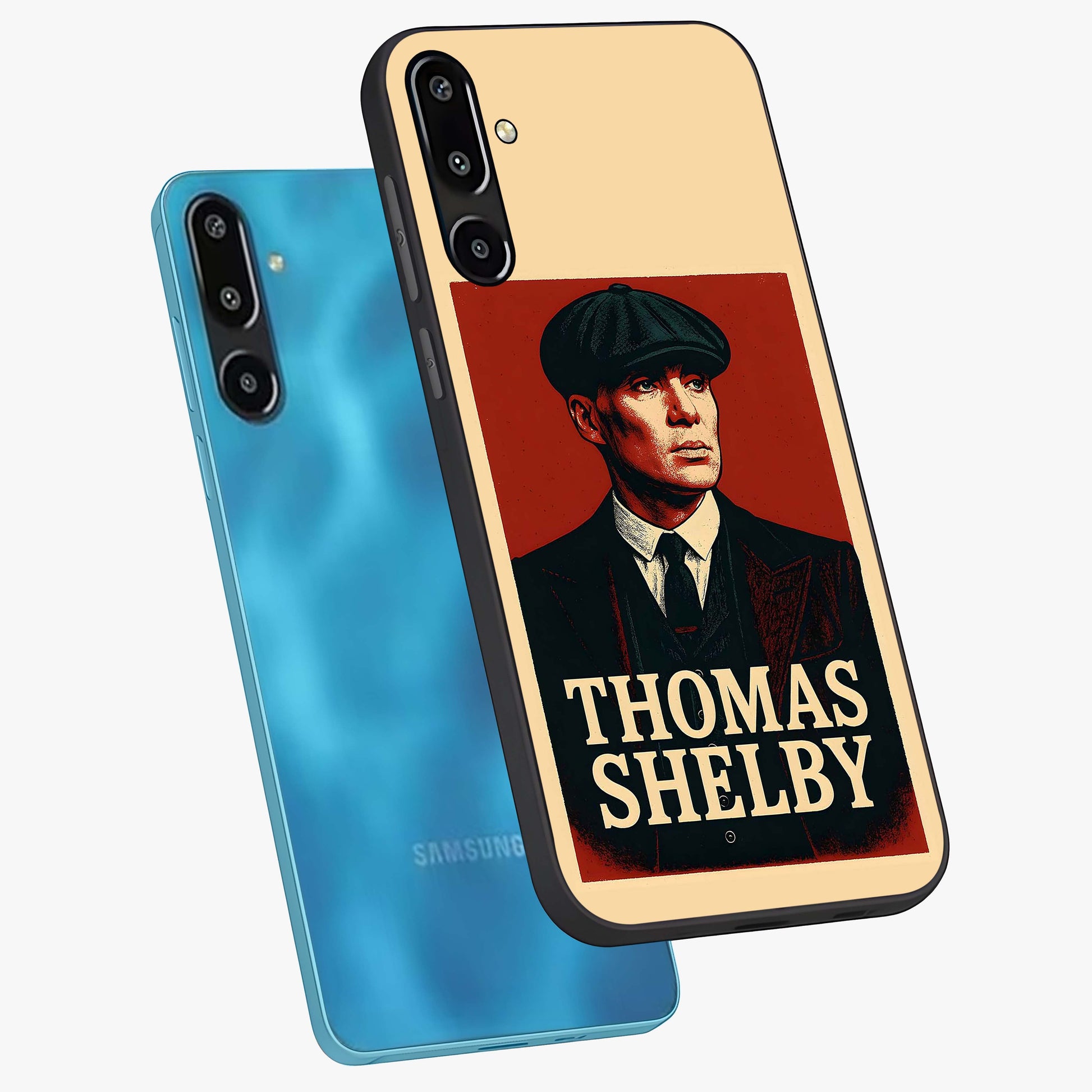 Vintage Mafia Authority Glass Case displayed in angled mockup highlighting powerful retro design with classic gangster aesthetic.