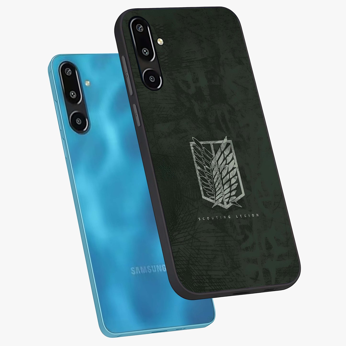 Wings Of Freedom Glass Case displayed in angled mockup highlighting graceful wing design with inspirational aesthetic.
