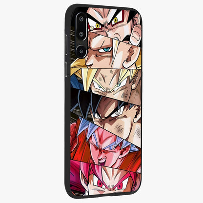 Anime Character Glass Case upright view showcasing expressive anime artwork with bold graphic style.