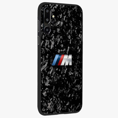 Carbon Speed Mark Glass Case upright view showcasing modern carbon speed graphic with bold automotive theme.