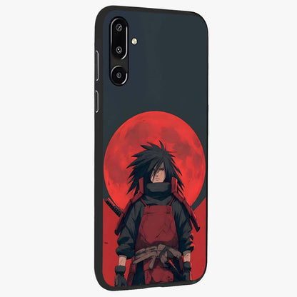 Crimson Moon Warlord Glass Case upright view showcasing powerful warlord artwork with dark celestial theme.