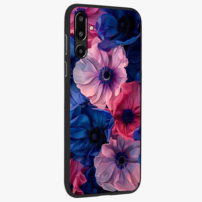 Flower Paper Art Pattern Glass Case upright view showcasing decorative paper floral artwork with creative craft style.