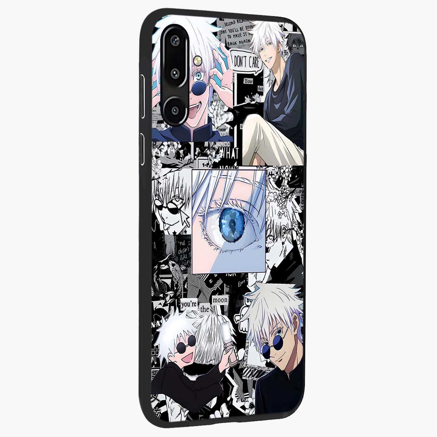 Infinity Sorcerer Chaos Glass Case upright view showcasing dramatic sorcerer artwork with chaotic mystical theme.
