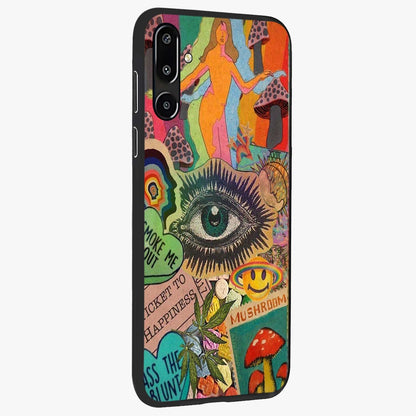 Mystic Eye Wonderland Glass Case upright view showcasing symbolic eye artwork with mysterious fantasy theme.
