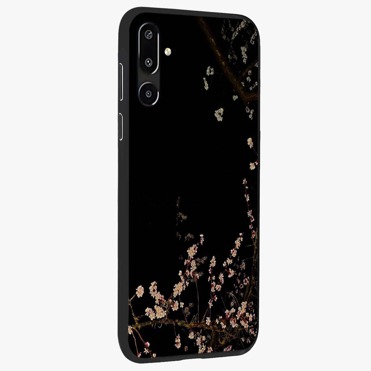 Petal Moon Light With Custom Name Glass Case upright view showcasing elegant floral moon artwork with personalized aesthetic.