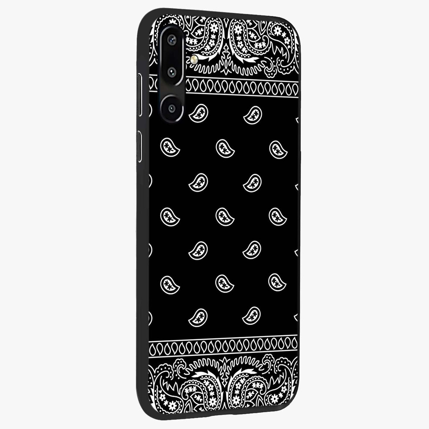 Retro Rebel Threads Glass Case upright view showcasing stylish vintage artwork with bold retro theme.