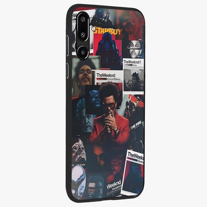 The Weeknd Glass Case upright view showcasing bold music themed artwork with contemporary artistic style.