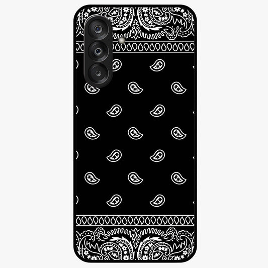 Retro Rebel Threads Glass Case showing flat back view with vintage street style artwork and glossy glass finish.