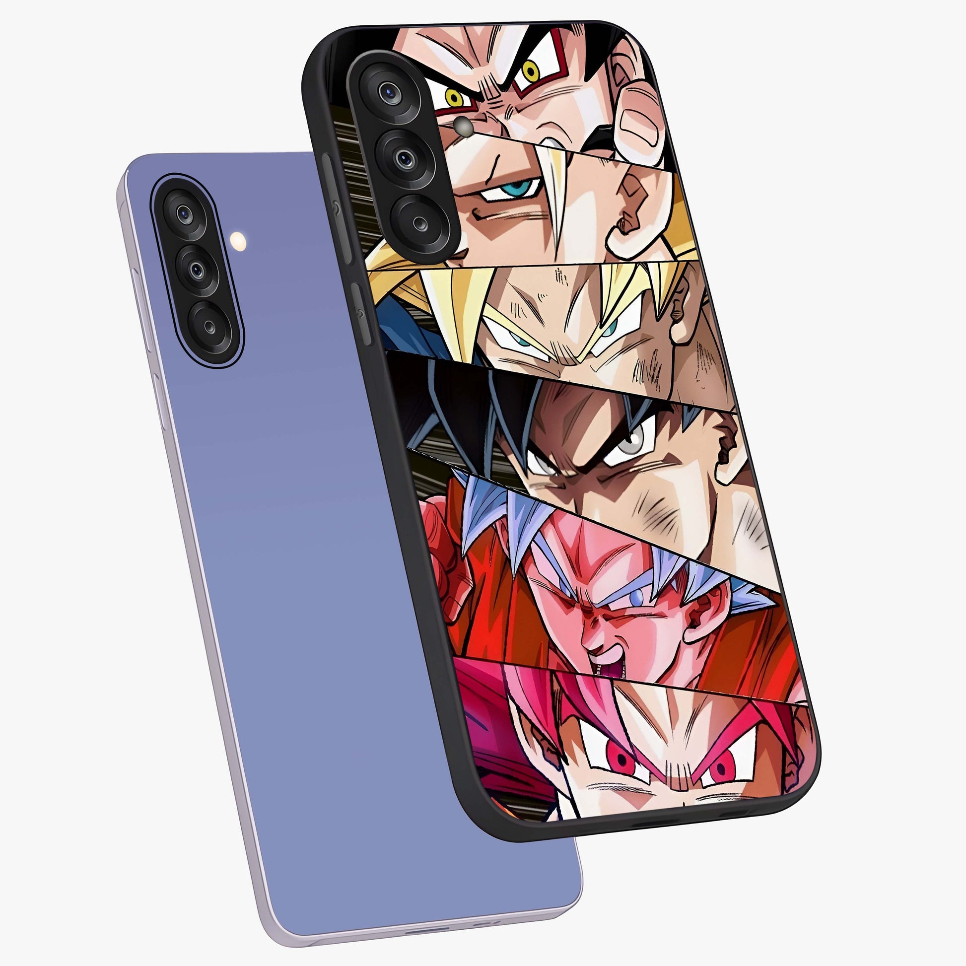 Anime Character Glass Case displayed in angled mockup highlighting colorful anime character illustration.