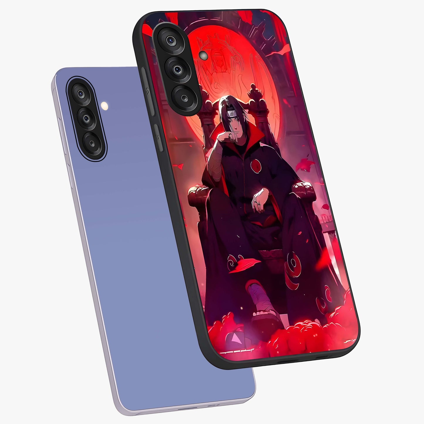 Blood Moon Sovereign Glass Case displayed in angled mockup highlighting dark celestial moon design and dramatic theme.