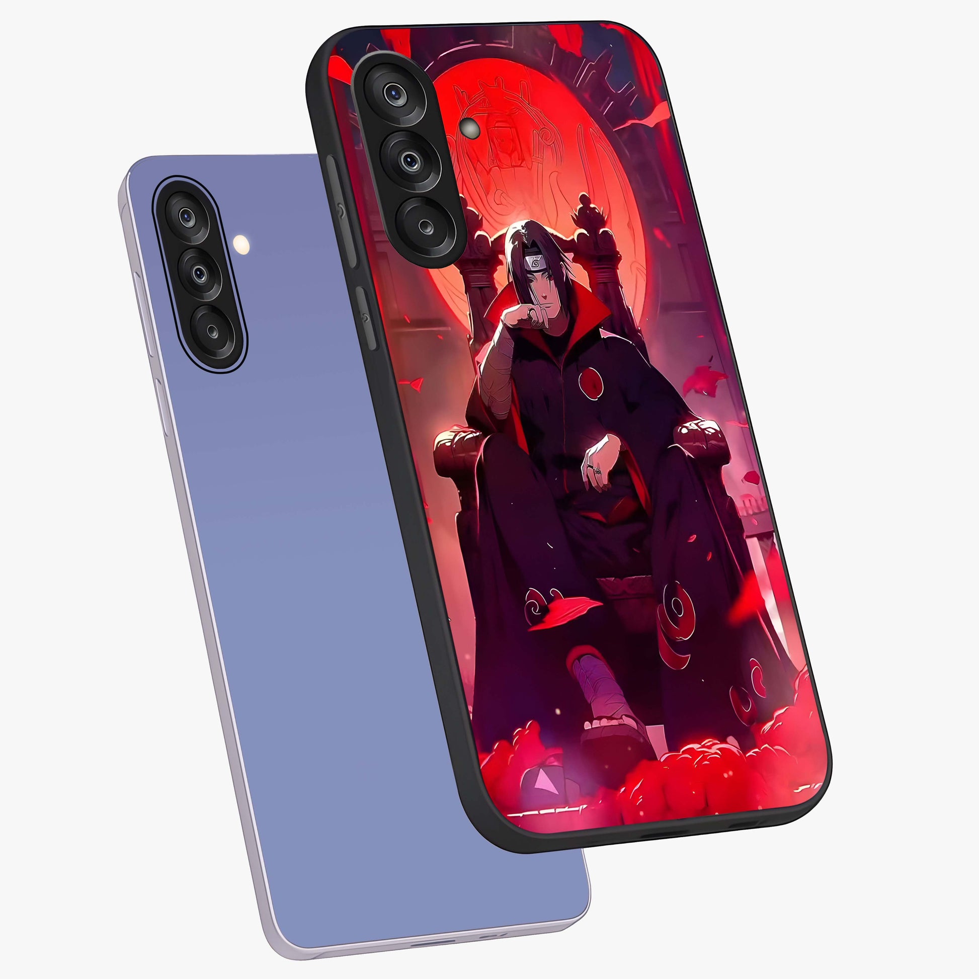Blood Moon Sovereign Glass Case displayed in angled mockup highlighting dark celestial moon design and dramatic theme.