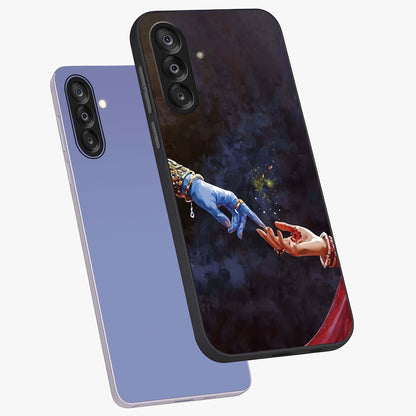 Divine Touch Eternal Glass Case displayed in angled mockup highlighting elegant divine inspired design with calm aesthetic style.