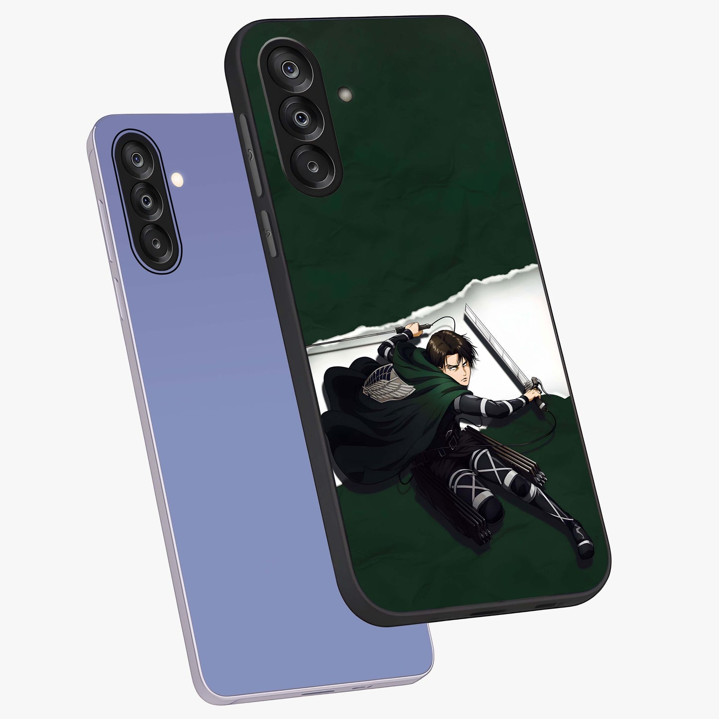 Emerald War Vanguard Glass Case displayed in angled mockup highlighting intense battle inspired design with emerald tone aesthetic.