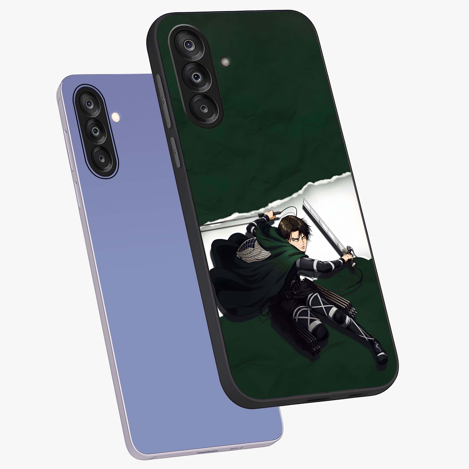 Emerald War Vanguard Glass Case displayed in angled mockup highlighting intense battle inspired design with emerald tone aesthetic.