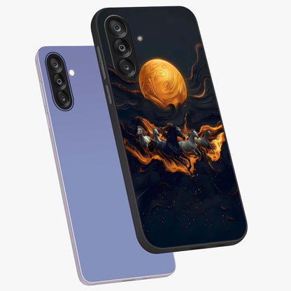 Golden Royal Heritage Glass Case displayed in angled mockup highlighting luxurious heritage design with golden aesthetic style.