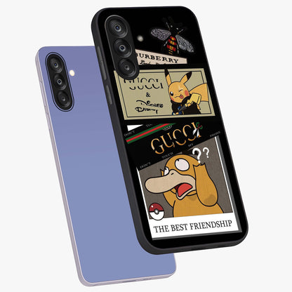 Gucci Play Mashup Glass Case displayed in angled mockup highlighting stylish fashion mashup design with bold aesthetic.