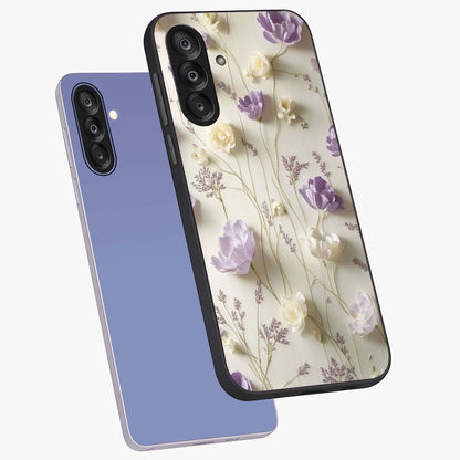 Lilac Breeze Harmony Glass Case displayed in angled mockup highlighting calm lilac breeze design with soothing aesthetic style.