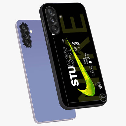 Neon Street Edition Glass Case displayed in angled mockup highlighting vibrant urban design with bold street aesthetic.