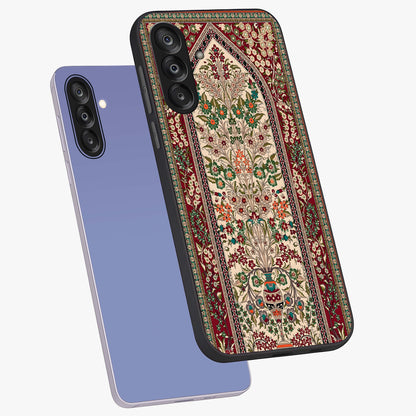 Persian Inspired Glass Case displayed in angled mockup highlighting intricate traditional design with elegant cultural aesthetic.