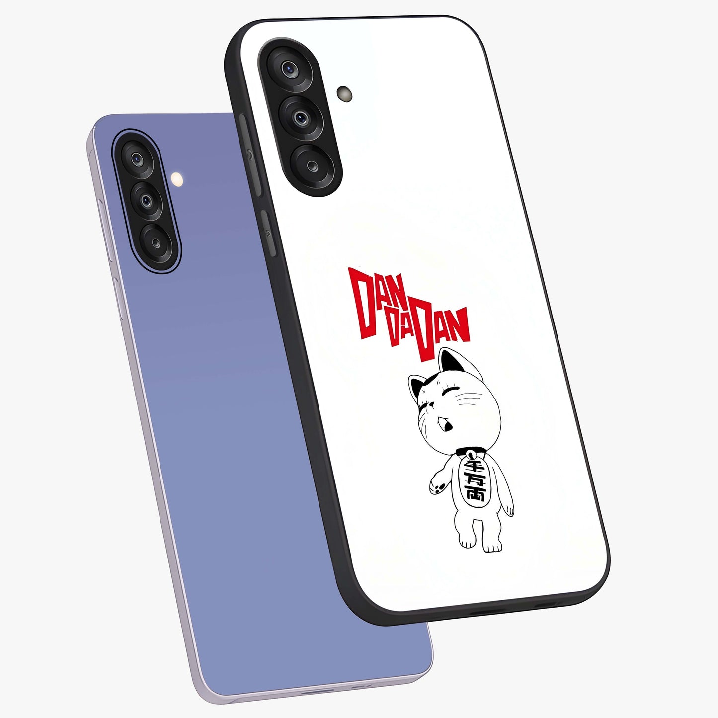 Playful Spirit Charm Glass Case displayed in angled mockup highlighting lively decorative design with playful aesthetic style.