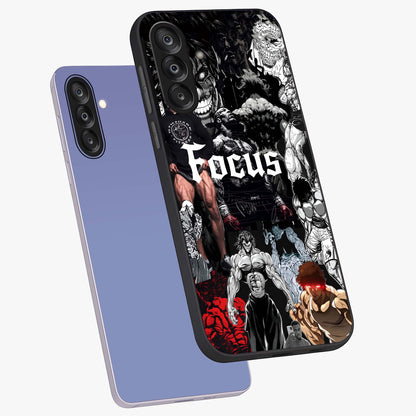 Relentless Power Focus Glass Case displayed in angled mockup highlighting bold statement design with modern aesthetic style.