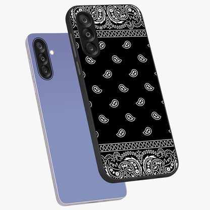 Retro Rebel Threads Glass Case displayed in angled mockup highlighting retro inspired graphic design with rebellious aesthetic.