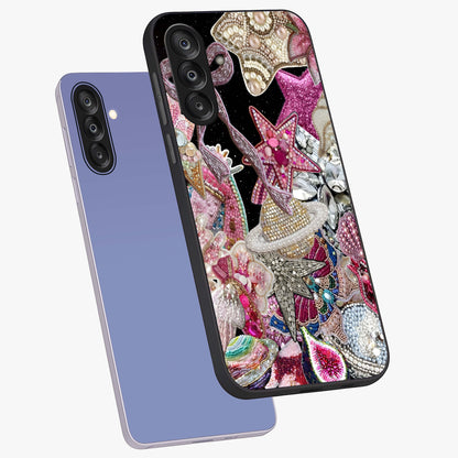 Starlit Jewel Dream Glass Case displayed in angled mockup highlighting glowing celestial jewel design with dreamy aesthetic.