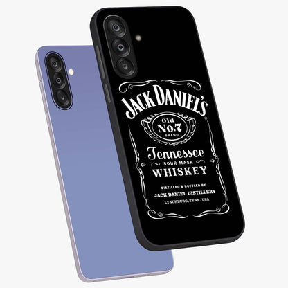 Vintage Whiskey Heritage Glass Case displayed in angled mockup highlighting retro beverage themed design with heritage aesthetic.