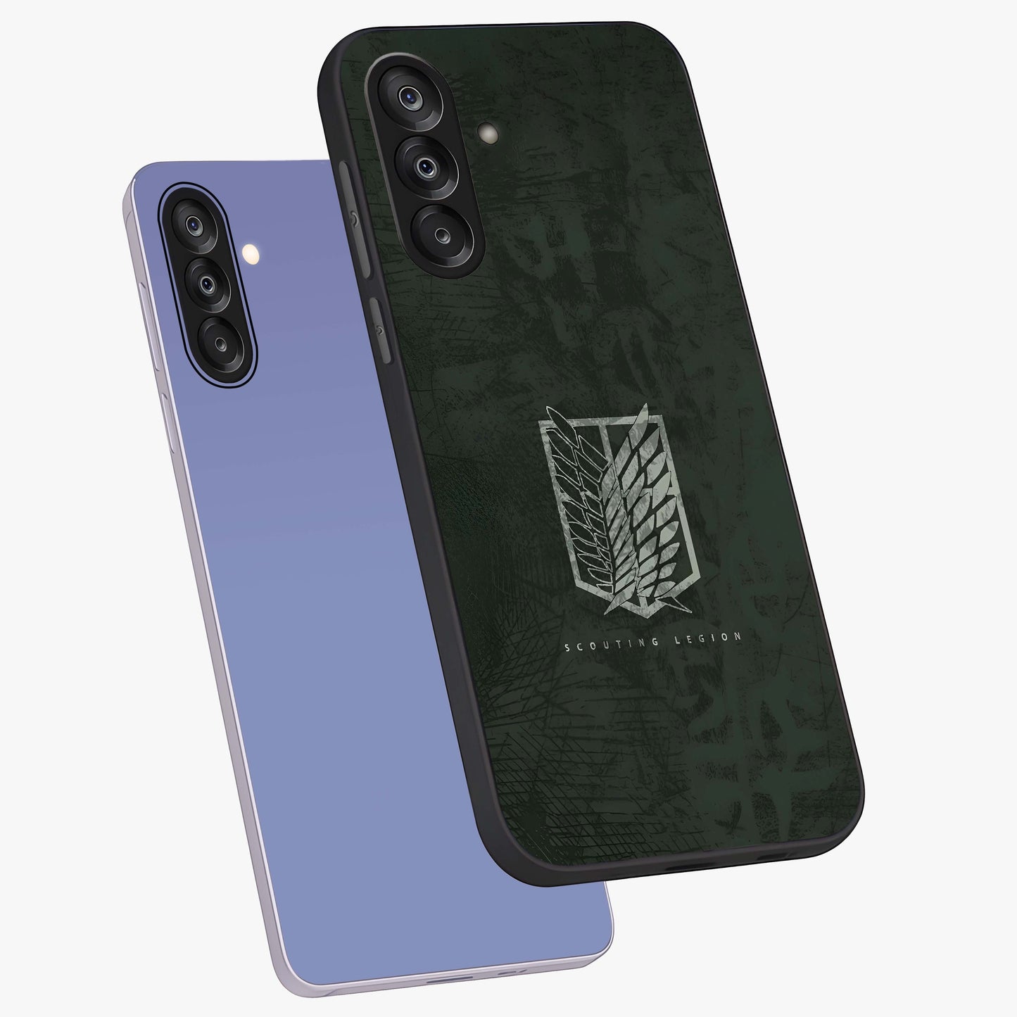 Wings Of Freedom Glass Case displayed in angled mockup highlighting graceful wing design with inspirational aesthetic.