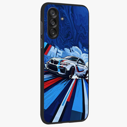 Drift Power Rush Glass Case upright view showcasing high speed racing artwork with bold automotive theme.