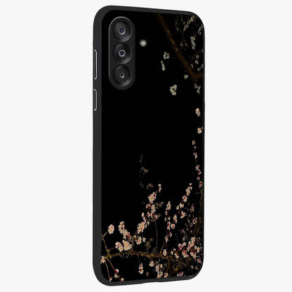 Petal Moon Light With Custom Name Glass Case upright view showcasing elegant floral moon artwork with personalized aesthetic.