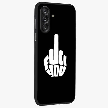Rebel Mode On Glass Case upright view showcasing striking statement artwork with bold rebellious theme.