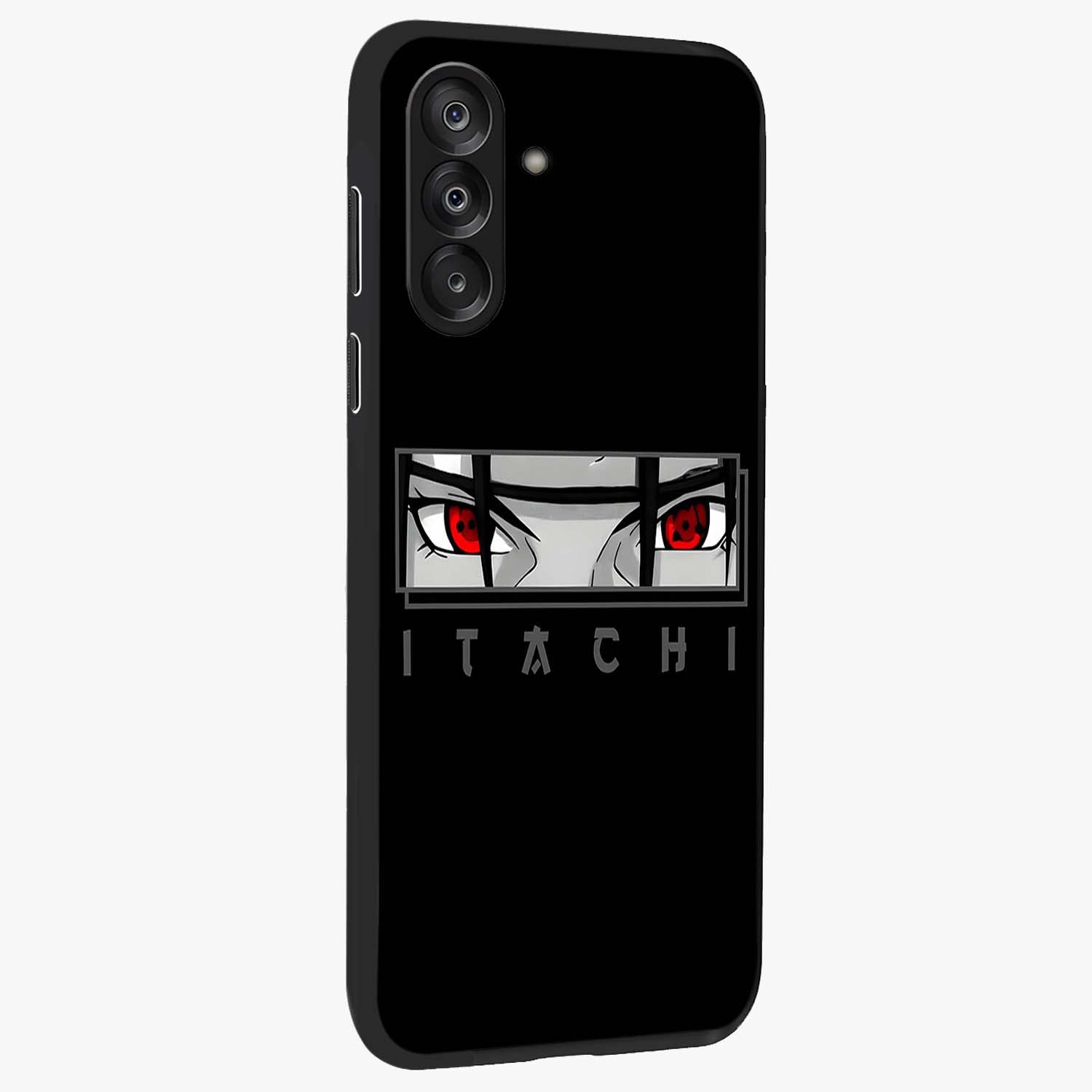 Scarlet Gaze Dominance Glass Case upright view showcasing powerful dramatic artwork with dominant artistic theme.