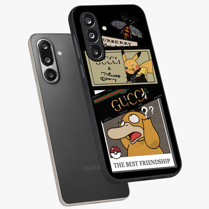 Gucci Play Mashup Glass Case displayed in angled mockup highlighting stylish fashion mashup design with bold aesthetic.