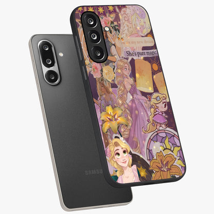 Magical Tangled Dream Glass Case displayed in angled mockup highlighting whimsical fantasy design with magical aesthetic.