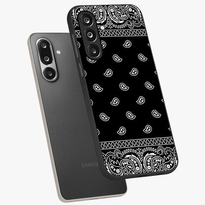 Retro Rebel Threads Glass Case displayed in angled mockup highlighting retro inspired graphic design with rebellious aesthetic.