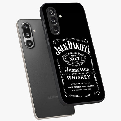 Vintage Whiskey Heritage Glass Case displayed in angled mockup highlighting retro beverage themed design with heritage aesthetic.