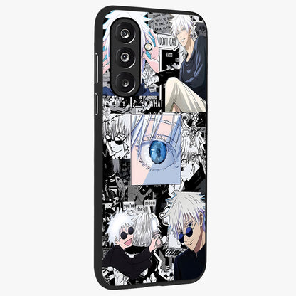 Infinity Sorcerer Chaos Glass Case upright view showcasing dramatic sorcerer artwork with chaotic mystical theme.