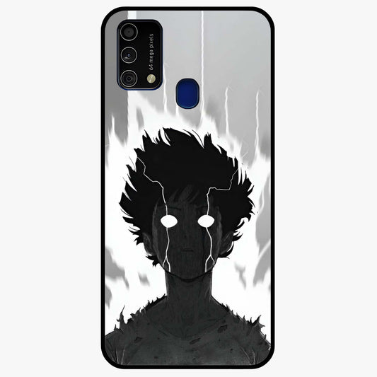 Awakened Inner Rage Glass Case showing flat back view with intense artistic artwork and glossy glass finish.