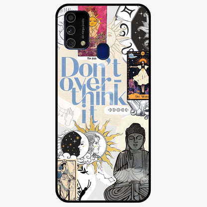 Ethereal Thoughts Glass Case showing flat back view with dreamy artistic artwork and glossy glass finish.